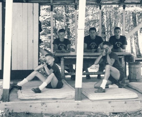 Riflery practice at Camp Mitigwa (1956)